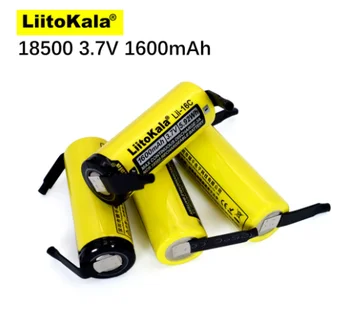 12-40 бр LiitoKala Lii-16C 18500 1600 mah 3,7 На акумулаторна батерия Акумулаторна литиево-йонна батерия за фенерче + никел 