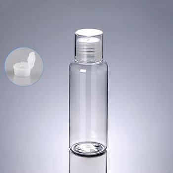 100шт 100 мл в пластмасови бутилки на едро прозрачна бутилка масло за лице на козметична опаковка лосион за грим