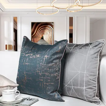 Европейската семпла геометрична декоративна възглавница /almofadas case 30x50 45 50, френски модерен дизайн, калъфка за възглавница за декорация на дома
