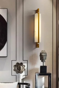 съвременно мраморно украса, с монтиран на стената лампа китайски стил, с монтиран на стената лампа модерна лампа малка странична лампа проектно осветление хотел