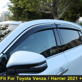 Аксесоари за промяна на Външността на Lapetus За Toyota Venza /Блатар 2021-2023 Прозорец Очила Сенници за Защита от Дъжд отдушник