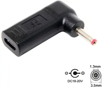 USB 3.1 Type C USB-C към DC 19 В 3,5x1,3 мм 1,35 мм Адаптер PD Емулатор на Спусъка, за да View Sonic M1 +