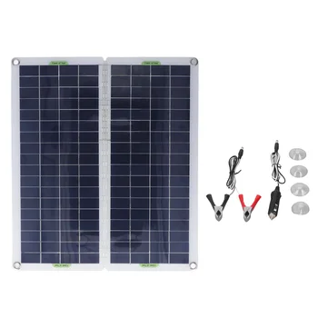 40 W поликристаллическая сгъваем соларен панел 18 В преносим водоустойчив генератор зарядно устройство за нощуване на открито