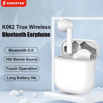 KINGSTAR Безжични Слушалки Bluetooth 5,0 TWS Слушалки Стерео Хендсфри Спортни Слушалки С Микрофон зарядно устройство ще захранване на Скоростната Слушалки