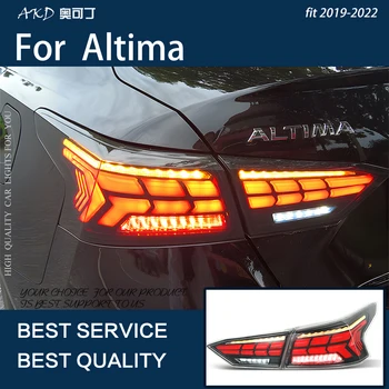 Автомобилни Фарове За Altima 2019-2022 7th Teana Led Авто Задните Светлини при Събирането На Актуализация Динамична Подсветка на Задния Фенер Аксесоари За Осветление