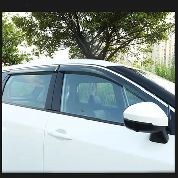 Прозореца на Колата Дъжд Козирка Апликации Дъжд Shield Протектор за Nissan X-trail 2021 2022 Rouge T33 Аксесоари Авто Стил Комплект