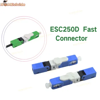 ESC250D SC Бърз Конектор FTTH APC, SC/ UPC, оптичен бърз конектор SC FTTH оптичен Бърз Конектор Вграден тип