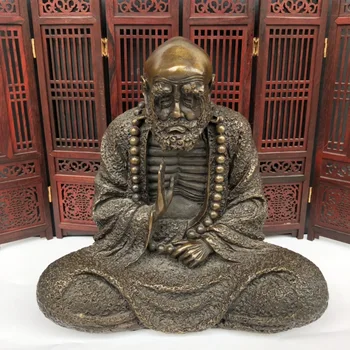Китай Разработка Латунная Статуя На Буда Бодхидхарма