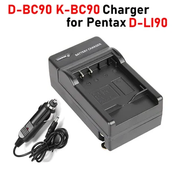D-LI90 Зарядно устройство с автоматичен зарядно устройство D-BC90 K-BC90 Зарядно за Pentax K-1 K-3, К-5, К-7 645Z D-LI90P D-LI90E D-LI90 Зарядно Устройство