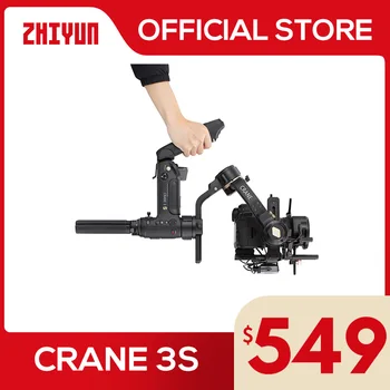 ZHIYUN Официален Кран 3S-E/Crane 3S 3-Аксиален Ръчно Кардан Подвес Капацитет 6,5 кг за Видеокамери DSLR Стабилизатор на Камерата Ново Записване