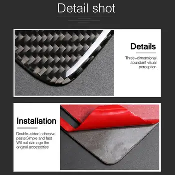 Декоративни Стикери от карбон Авто Навигационния Екран за Audi A3 S3 2014-2019
