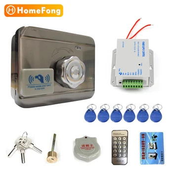HomeFong Електронно Заключване Подкрепа Видеодомофон Звънец Дистанционно Отключване за Домашен Контрол на Достъпа Електрическа Система за Заключване на Вратите