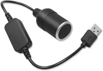 USB 5 НА куплунга, а до 12 В Автомобил Запалката Конектор Преобразувател на Мощност за Шофиране Рекордер DVR Тире Камера, GPS (10 W 0.8 A Макс.)