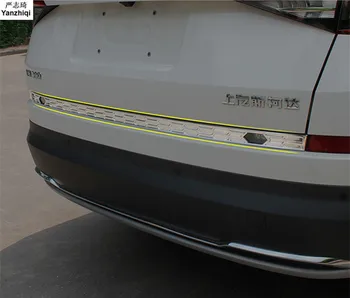 ABS Задната кутия, украшающая панел на задната врата, пайети, автоаксесоари за 2017 2018 skoda kodiaq