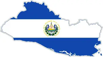 Стикер на колата мото карта флаг vinyl външна стикер на стената macbbook Салвадор