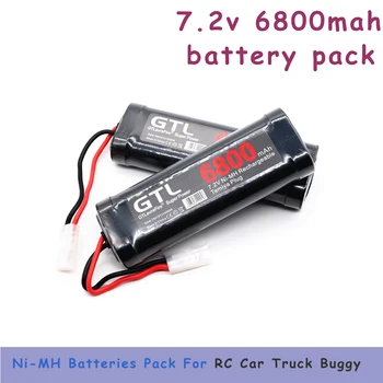 нов 7,2 6800 mah батерия никел метал гидридный батерия се използва за RC камион резервоар за гориво никел метал гидридный сив супер мощност