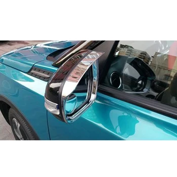 За Suzuki Vitara Escudo 2015 2016 2017 2018 2019 ABS Хромированное Огледало за Обратно виждане Дъждовна Рамка За Вежди Апликации, Аксесоари За Полагане на Автомобили