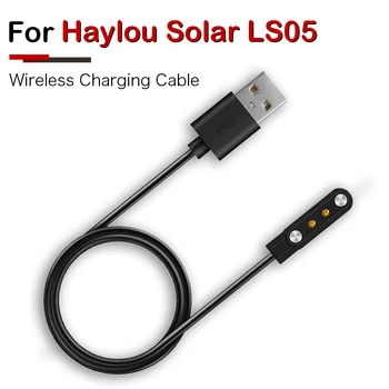 USB Магнитна зарядно устройство ще захранване на Зарядно устройство Сигурен Бързият Преносим Адаптер за Захранване на Зарядно Устройство, Кабел За Xiaomi Haylou Solar LS05 Смарт Часовници Аксесоари