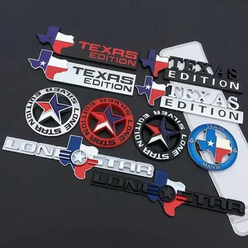 Емблемата на МЕЙСЪН логото на Колата стикер ТЕКСАС опашката лого ДЖИП внедорожная модификация на вратата на стикер лого LoneStar