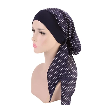 НОВ модерен шифоновый женски вътрешен hijabs с принтом, шапки, ислямската забрадка, тюрбан, капор, готови дрехи, дамски наметало под кепкой