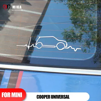 Стикери Моделът За Mini Cooper Универсални Етикети Предупреждение За Странично Стъкло На Автомобил R55 R56 F55 F60 Аксесоари За Украса На Колата Стайлинг