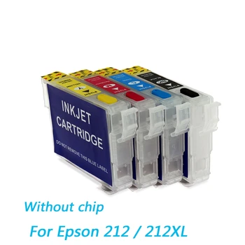 Сос за Epson 212 212XL Мастило касета Без чип За Epson WF-2830 WF-2850 XP-4100 XP-4105 Мастило касета за принтер 212 212XL
