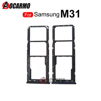 За Samsung Galaxy М31 M21 M30S A40S SM-M305F Тава За SIM-карти Micro SD Слот За Карти с Памет Притежателя на Резервни Части