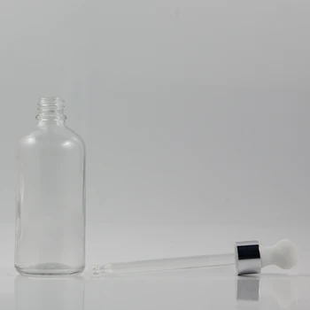 Бутилка с капкомер тялото бутилки яснота голям размер 100ml козметична опаковка за масло дим