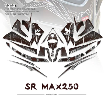 Kodaskin 2D Печат Фаринг Стикер Мотоциклет Стикери за Украса за Aprilia srmax 250 300 SR MAX 250 300