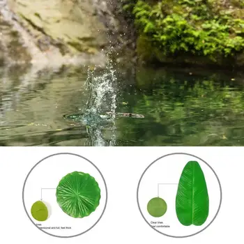 Растението от листа на лотос Кан украса басейна Анти--деформация изключително реалистична за вода