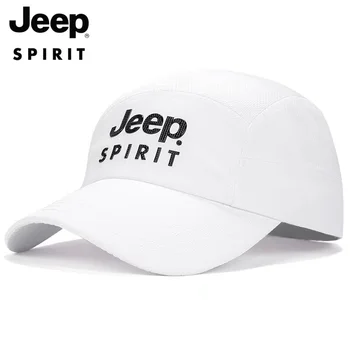 JeepSIRIT Пролет 2021 Нови Четири Сезона Двойка Шапка Мода Прилив Бейзболна Шапка Шофьор На Камион Шапка Шапка