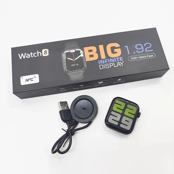 Часовници 8 M9 Pro Max Bluetooth Предизвикателство Android 1,92 инча на NFC Умен Часовник Сърцето и Кръвното налягане Водоустойчив Умен Часовник Reloj