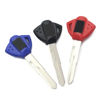 Нож за рязане на ключовете може да бъде изтеглен чипове 1 Празни мотоциклетни ключове за SUZUKI GSR400 GSR600 06-12 GSR750 11-12 SFV650 SFV400