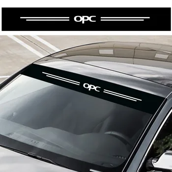 Модно движение преди състезанието в ивицата автомобили стикер, подходящ за украса на OPC opel винилови стикери с аксесоари за предното стъкло