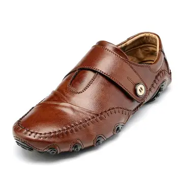 DAFENP/ мъжки кожени обувки; обувки с осем нокти; обувки Doug; сезон Пролет-лято; сезон Есен-зима; ежедневни британската мода обувки за шофиране; 38-47