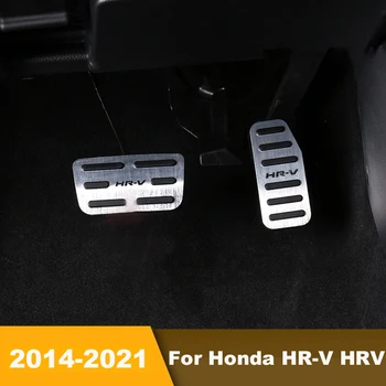 Алуминиева сплав Педала на Газта Педала на Спирачката Капак За Honda HR-V Вариабельности на сърдечния ритъм 2014 2015 2016 2017 2018 2019 2020 2021 Аксесоари