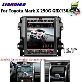 Авто Мултимедиен стил на Tesla За Toyota Mark X 250G/GRX130/Reiz 2010-2018 Android Радио DVD плейър GPS Навигация Вертикален Екран
