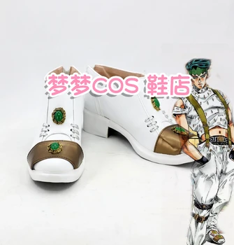 Аниме Jojo ' s Bizarre Adventure Рохан Кишибе cosplay обувки, Ботуши По поръчка