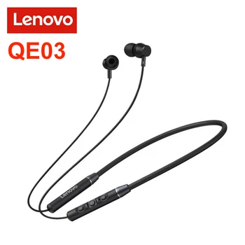 Lenovo QE03 Шийни Bluetooth Слушалки TWS Безжични Магнитни Слушалки За Джогинг Слушалки Шумоподавляющие Слушалки С Микрофон