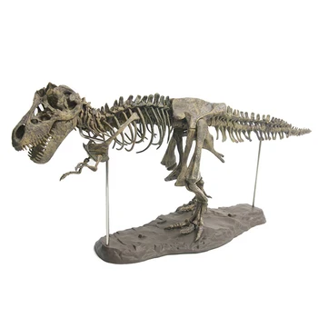 4D Голям Динозавър Събрани Костите на Динозавър Детска Развитие на Играчка Скелет Тираннозавра Модел от Животински Орнаменти Фигурки Играчки