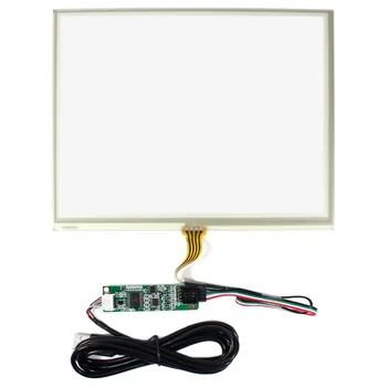 9,7-инчов 4-проводна Резистивная LCD сензорен панел с USB контролер за LCD екрана LP097X02