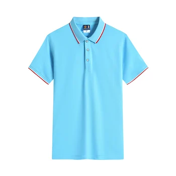 2021 нова Индивидуална мъжка риза поло с къс ръкав рекламна мъжка риза с къси ръкави A623 сив бял
