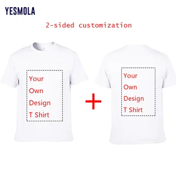 YESMOLA 2-странен тениска с принтом 