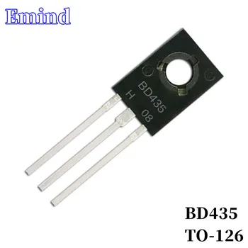 10/20/30 бр BD435 DIP Транзистор TO-126 Тип NPN Биполярни Усилвател Транзистор 32 В/6A