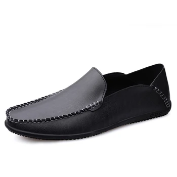 DAFENP/ 2023, стилни дизайнерски мъжки лоферы, Висококачествени Мъжки Ежедневни Меки обувки за шофиране, вечерни модела обувки-лодка