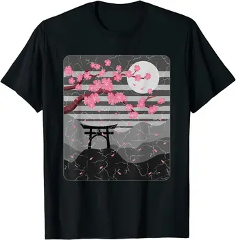 НОВА Ограничена Забавната Козметична Японската Сакура Реколта Страхотна Памучен Тениска С Кръгло Деколте Мъжки Ежедневни Тениска С Къс Ръкав Потник Дропшиппинг