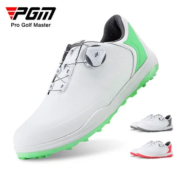 Обувки за голф PGM, Дамски Водоустойчив Обувки, Ежедневни против хлъзгане, Въртящи се на Маратонки