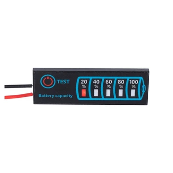 18650 Литиево-йонна батерия Липо Литиева 5-30 В Оловно-киселинната Led Индикатор за Захранване LCD дисплей Измервателен Модул Капацитет Измерване на Напрежение