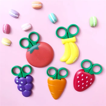 Children ' s Fruit Small Ножици Fridge Magnets магнити за хладилник Cartoon Сладко Refrigerator Sticker Home Decoration Gift