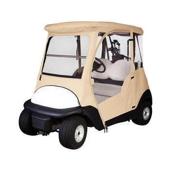Нов продукт пътна чанта за количка за голф 600D Oxford +PVC прозрачен пластмасов калъф за голф дъждобран водоустойчив слънцезащитен голф-кар